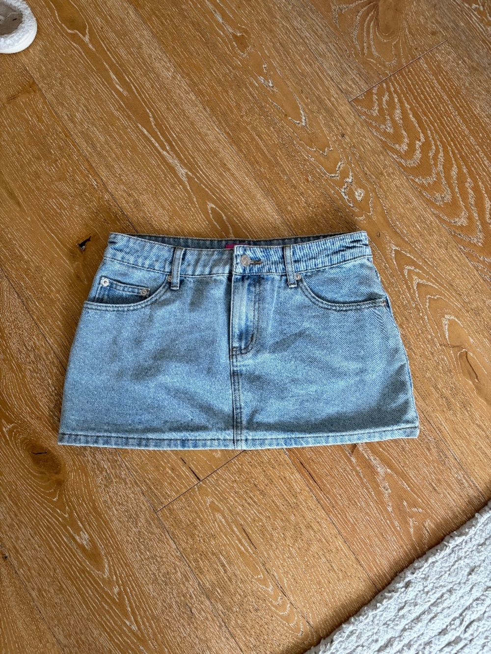 Edikted denim mini skirt
